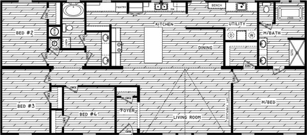 The patton creek floor plan home features