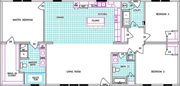 Henley floor plan home features