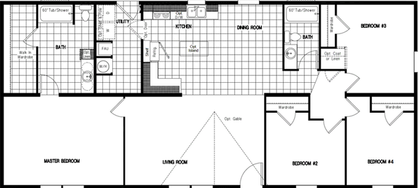 Drm601f floor plan home features