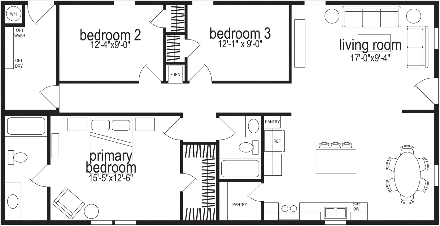 Redman 4404 Floor Plan