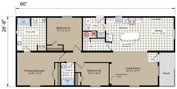 Dreamworks dw4603d floor plan home features