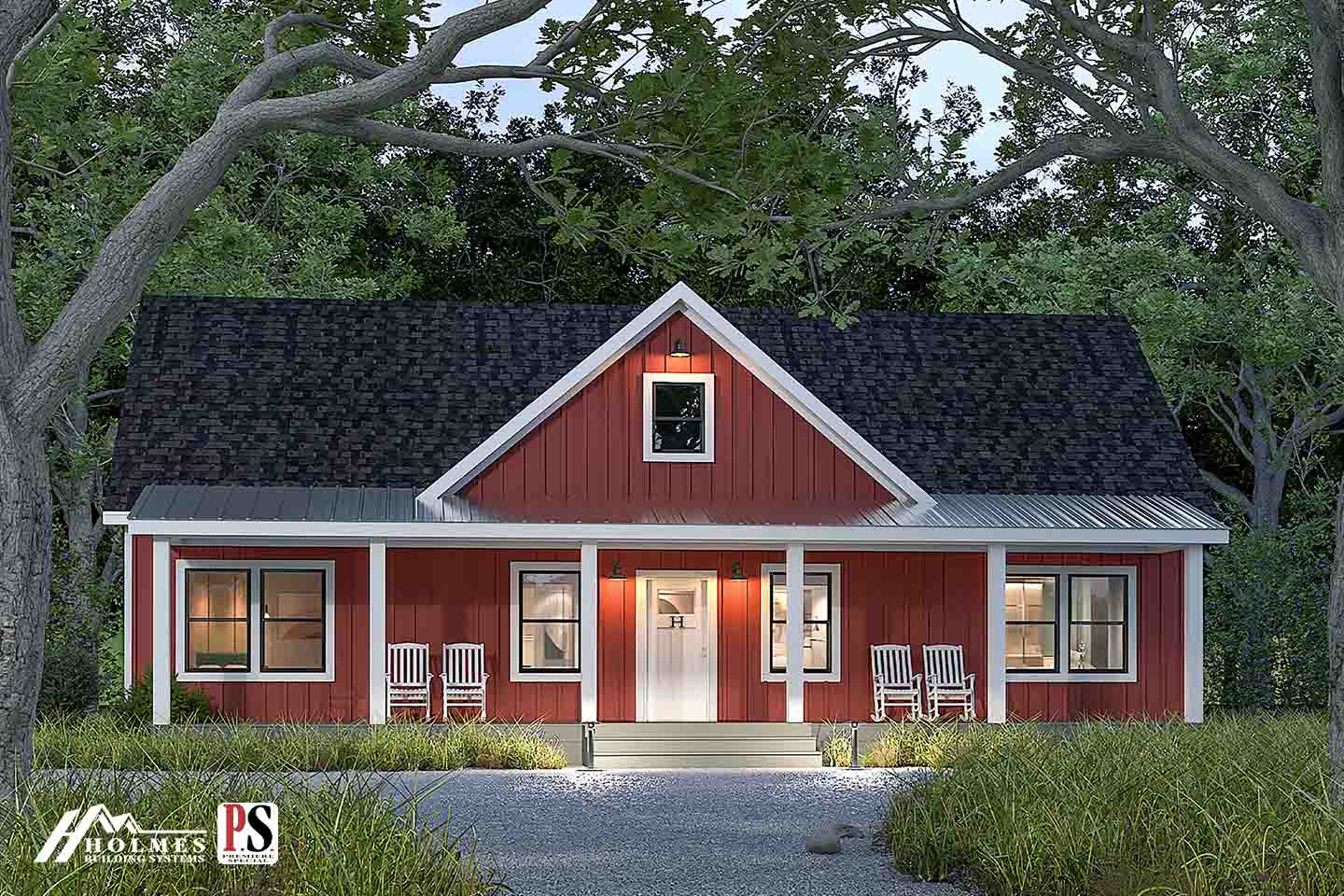 Country Farmhouse Exterior