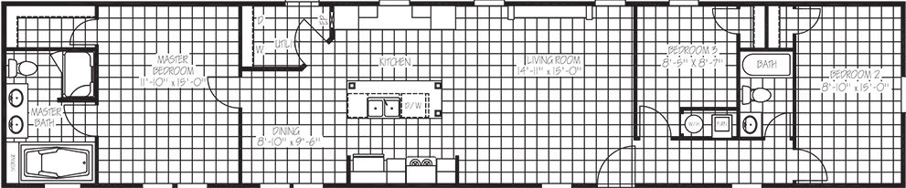 The jackson floor plan home features