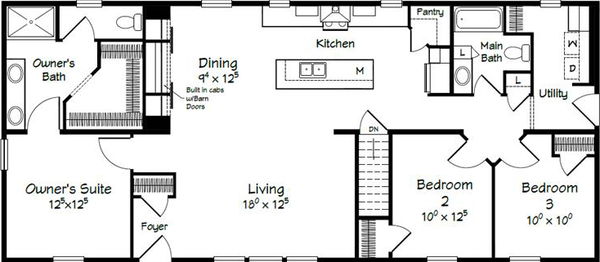 Evolution series coolidge model 2860b floor plan home features