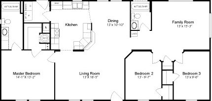 Klamath 28563A Floor Plan