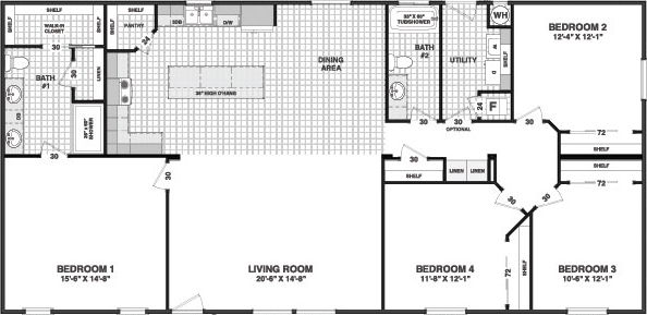 Coronado 30624J Floor Plan