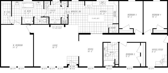 Marlette special 3074 floor plan home features