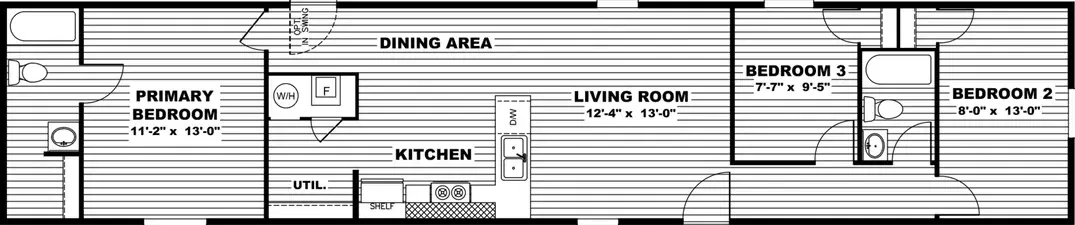 Elation floor plan home features