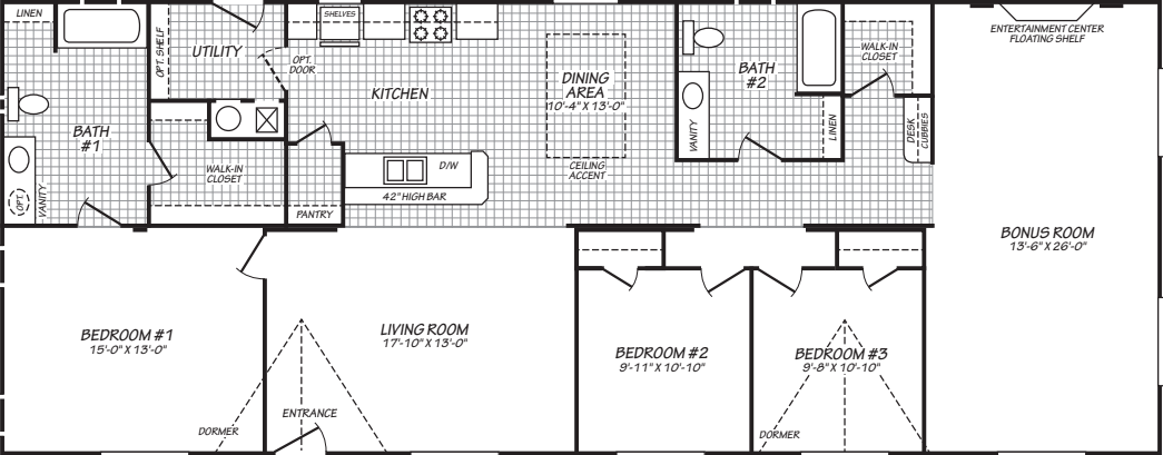 The Glacier (28683E) Floor Plan