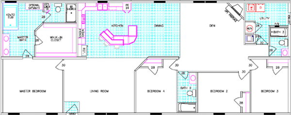 Covington floor plan home features