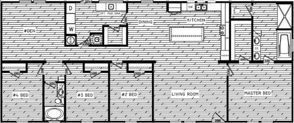 The mulberry floor plan home features