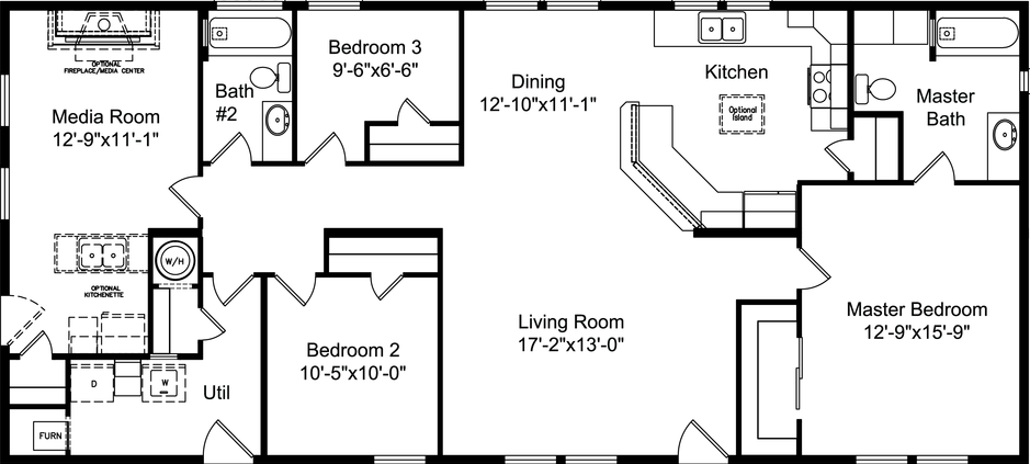 The Santiam 28603C Floor Plan