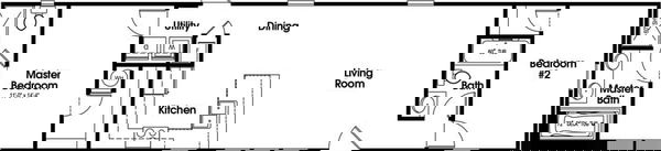 The razor floor plan home features