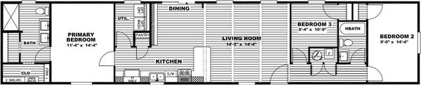 Anniversary choice floor plan home features