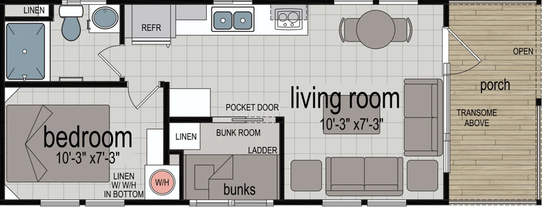 Sonoran 4110 floor plan home features