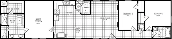 Sapphire 5863 floor plan home features