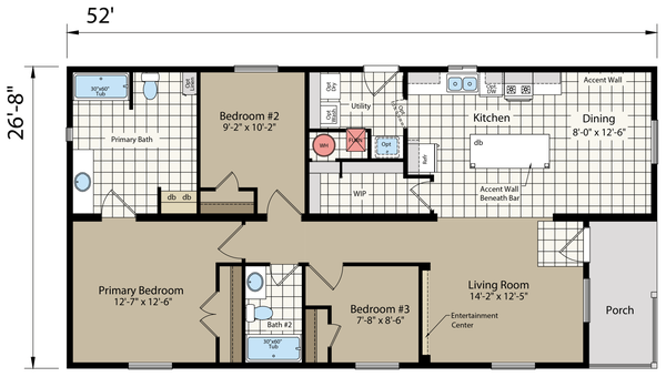 Dreamworks dw4523d floor plan home features