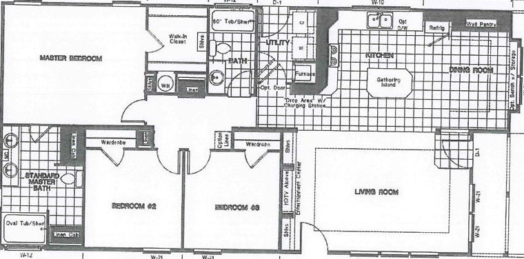 Goldenwest spruce floor plan home features