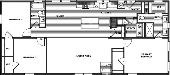 Coltrane floor plan home features