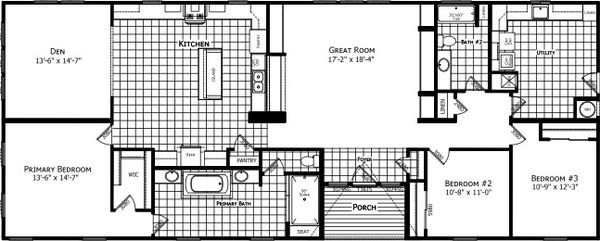 La jolla floor plan home features