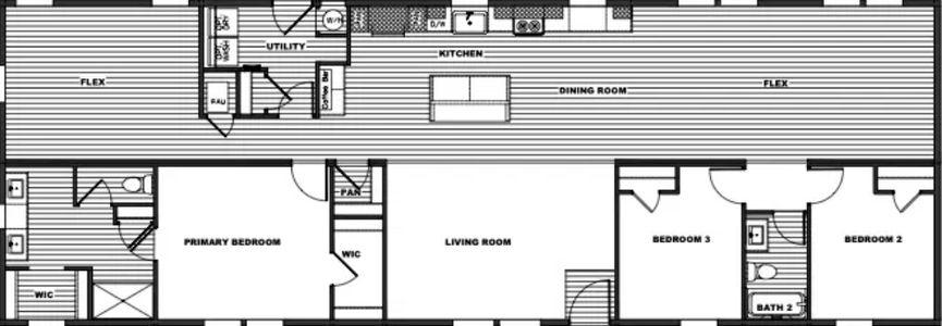 Fitzgerald floor plan home features