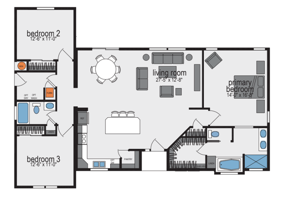 Sunset ridge-k576g floor plan and hero home features