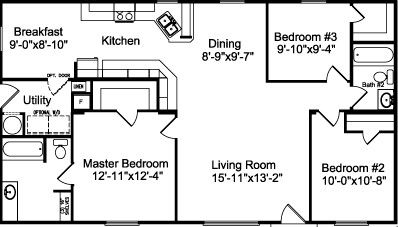 American Dream 28483B Floor Plan