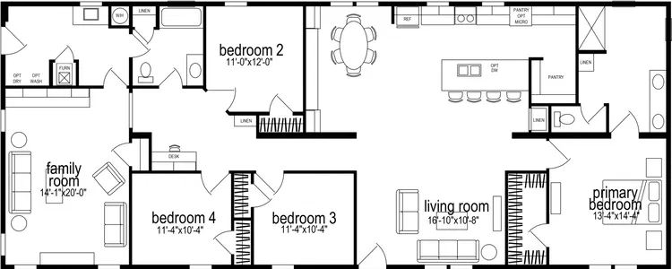 Prairie dune 8976 floor plan home features