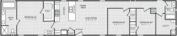 Pure homes 16763p floor plan home features