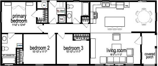 Calimesa 6035 floor plan home features