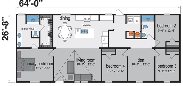 Foundation limited 2864h42lm64 floor plan and hero home features