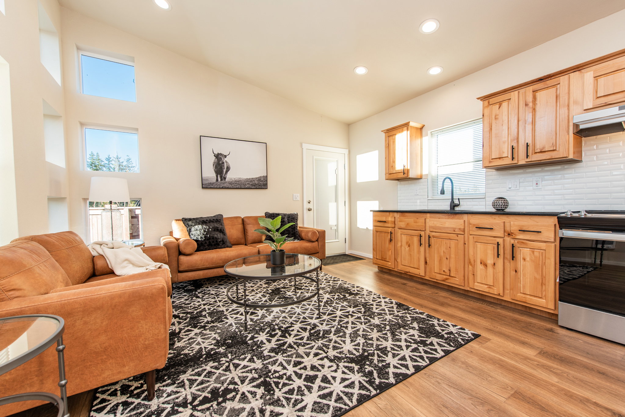 Interior view of a modern home