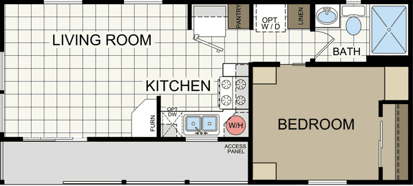 Athens park 516 floor plan home features