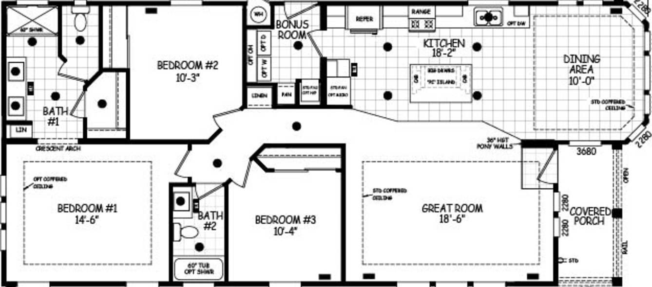 Pacifica 28593A Floor Plan