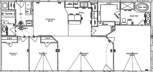 Trout lake floor plan home features