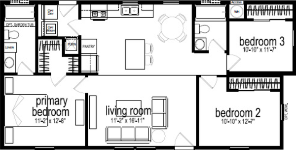 Community indio  floor plan home features