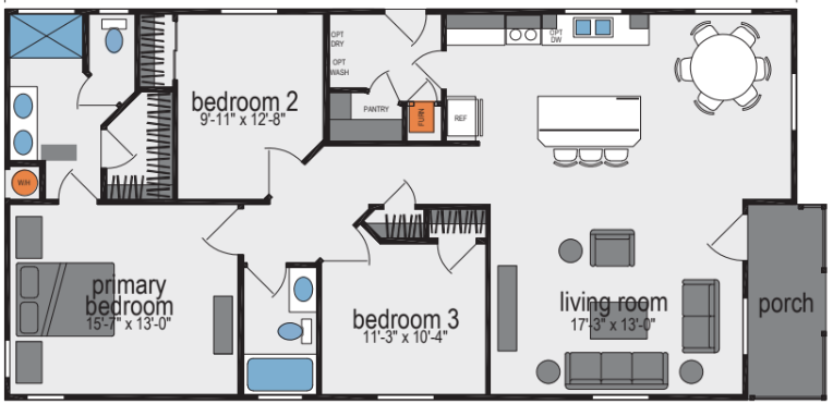 Sunset Ridge-K517G Floor Plan