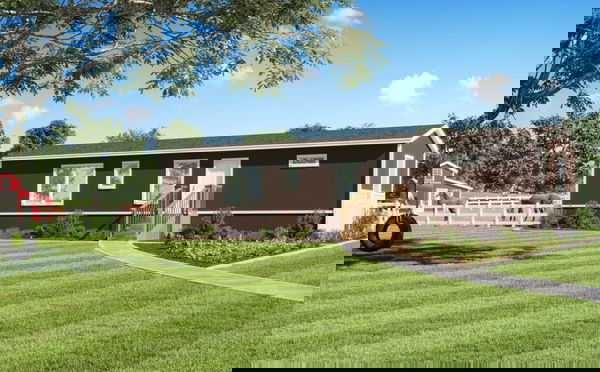 Timber ridge 358 hero, elevation, and exterior home features