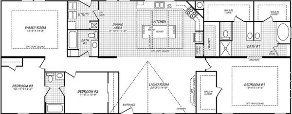 Magnum 30764m floor plan home features