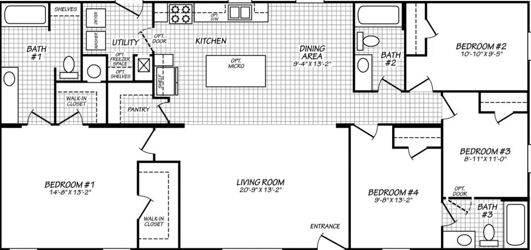 Hornbrook 28573s floor plan home features