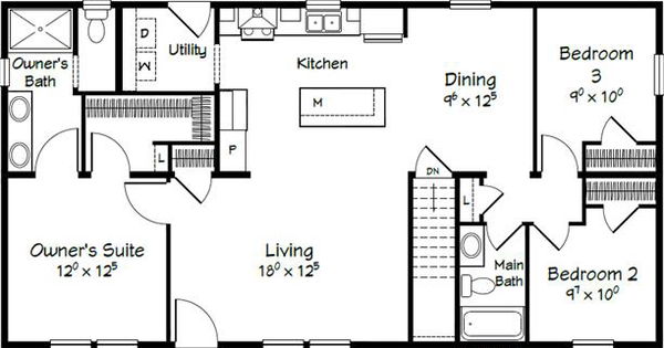 Evolution series monroe ii model 2850b floor plan home features