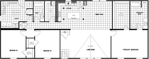 Drm683f floor plan home features