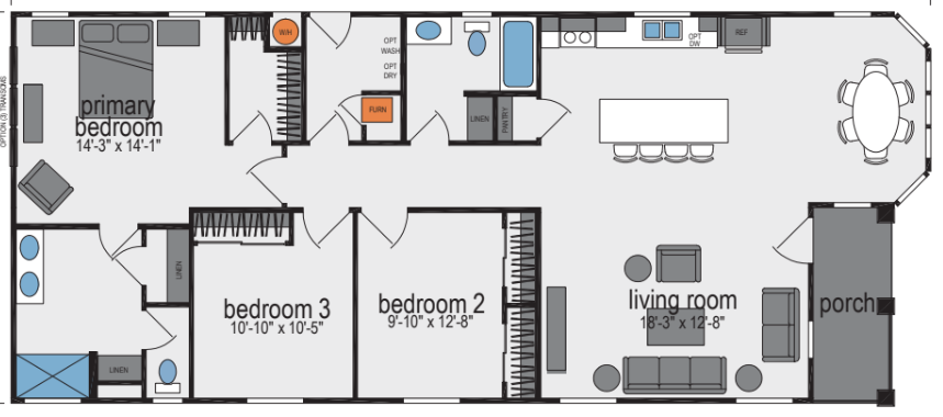 Sunset Ridge-K583H Floor Plan