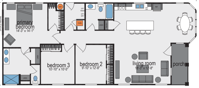 Sunset ridge-k583h floor plan and hero home features