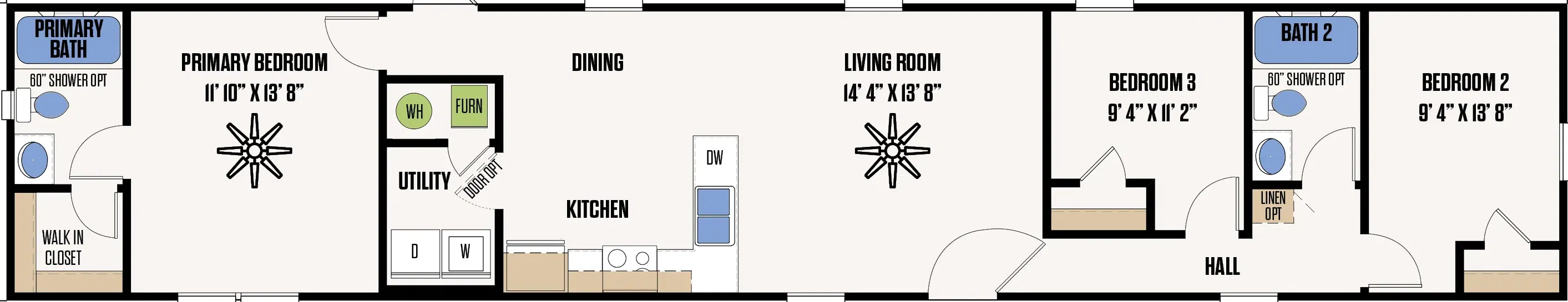 The breckenridge floor plan home features
