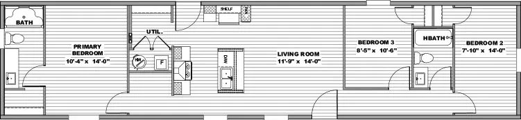 Intuition floor plan home features