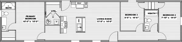Intuition floor plan home features