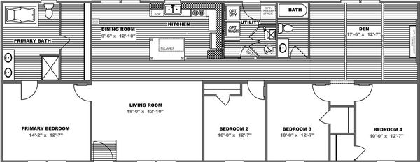Tradition 2868b floor plan home features