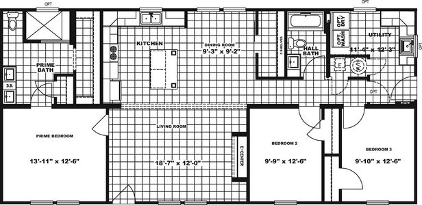 Woodbridge ii floor plan home features