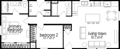 Ridgewood J704 Floor Plan